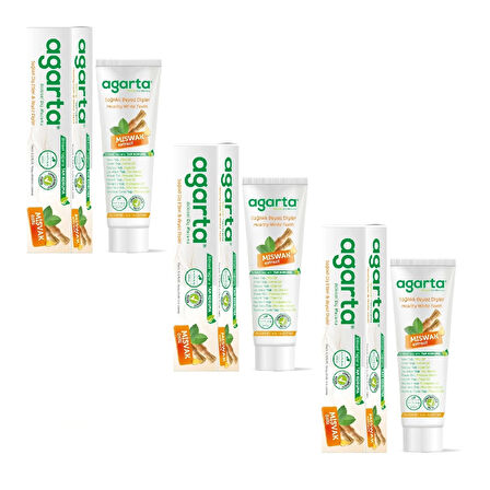 Doğal Misvak Özlü Diş Macunu 100 ml /130 gr 3Adet