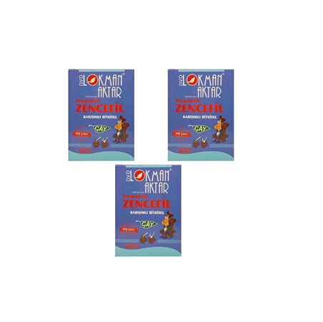 Propolisli Zencefil Karışımlı Çay 3 x 100 Gr, Lokman Aktar