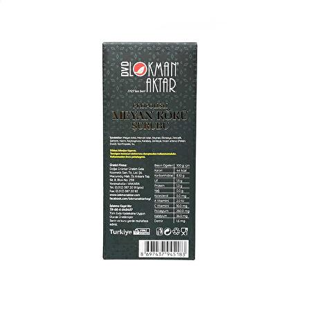 Propolisli Meyan Kökü Şurubu 230 ml, DVD Lokman Aktar