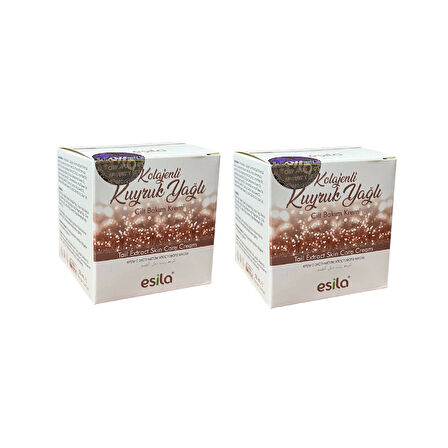 Kolejenli Kuyruk Yağlı cilt bakım Kremi 50 ml, 2 Adet Esila