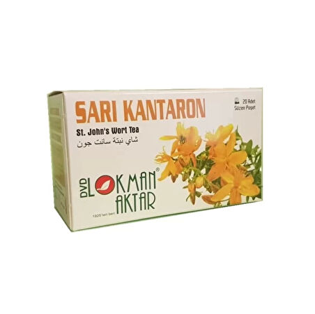 Sarı Kantaron Çayı 20 'Li Süzen Poşet 3Adet, Lokman Aktar