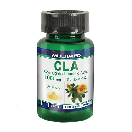CLA (Konjuge Linoleik Asit ) Aspi̇r Yaği 90 Softgel, Multimed