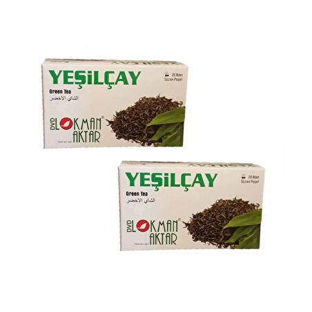 Yeşil Çay 20 'Li Süzen Poşet Yeşilçay, 2 Adet Lokman Aktar