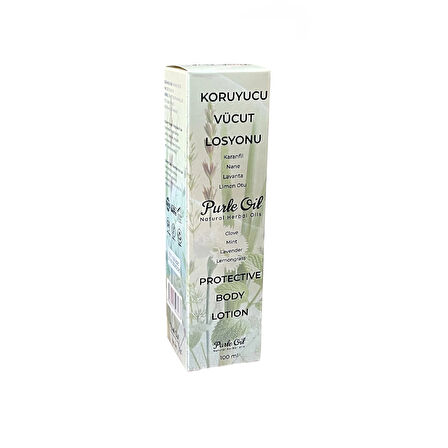 Doğal Sivrisinek ve Kene Kovucu Vücut Losyonu 100 ml, 3 Adet, Purle