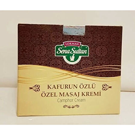 Lokman Sena Sultan Kafurun Özlü Özel Masaj Kremi 100 ML 1Adet