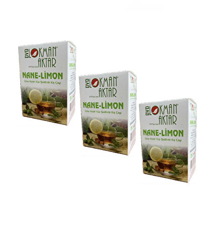 Nane Limon Atom küp çay 150 gr 1Adet, Lokman Aktar
