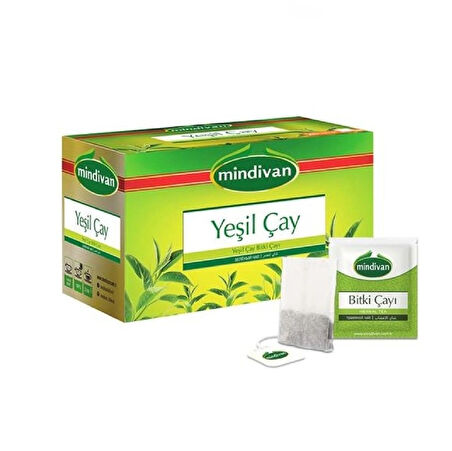 Mindivan Yeşil Çay Süzen Poşet 20'li Yeşilçay