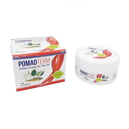 Pomadterm Kapsikumlu Alabalık Yağlı Termal Krem 100ml