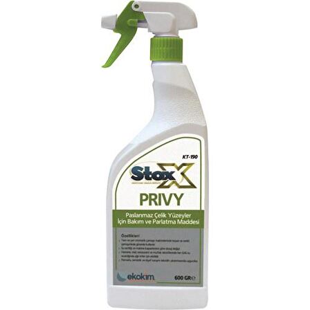 STOX PRIVY PASLANMAZ YÜZEY PARLATICI 750 ML