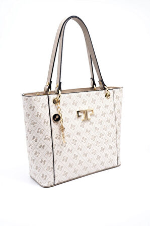 Silver Polo  Kadın Omuz Çantası 1176-46270 SILVER POLO Kadın ÇANTASI M178 BEJ-MAT KUM