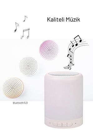 Fuchsia CL-671 Şarjlı Dokunmatik Gece Lambalı Bluetooth Hoparlör