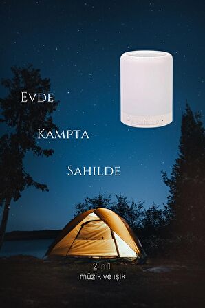 Fuchsia CL-671 Şarjlı Dokunmatik Gece Lambalı Bluetooth Hoparlör