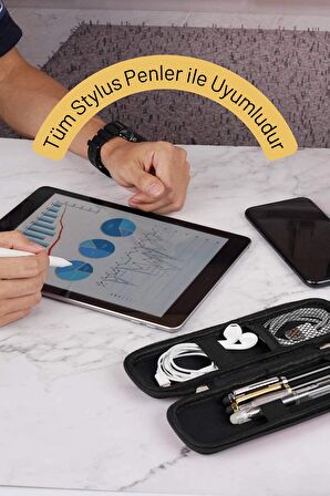 Stylus Kalem Kutusu Pen1 / Pen2 Kalemleri için İnce EVA Taşıma Çantası Dokunmatik Kalem Kutusu