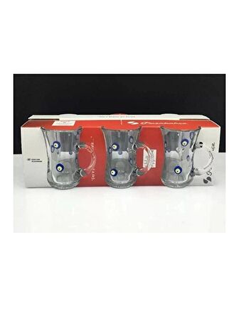 Paşabahçe 55411 Nazar Kulplu Bardak 6 Lı