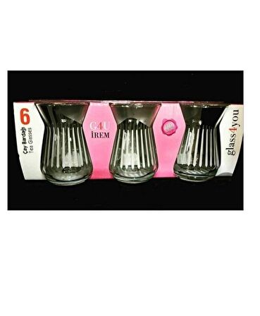 Paşabahçe 42451 Yağmur İrem Çay bardağı 32 Cc 6 Lı