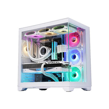 Xaser Sword X32 White Pro Ryzen 7 5700X 32GB Ram 1TB M.2 NVMe SSD 8GB RTX4060 Sıvı Soğutmalı Oyuncu Bilgisayarı