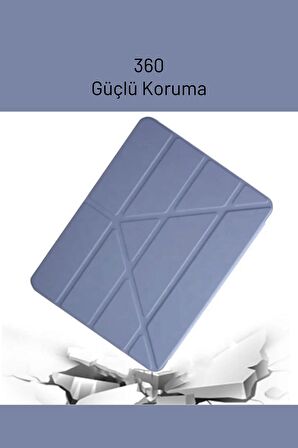 Kalem Bölmeli MatePad SE 10.4 inç Uyumlu Fuchsia Uyku Modlu Tam Korumalı Tablet Kılıfı