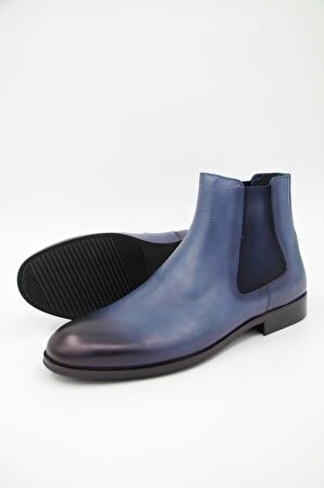 Bj3001 Erkek Klasik Bot - Mavi