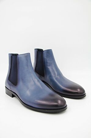 Bj3001 Erkek Klasik Bot - Mavi