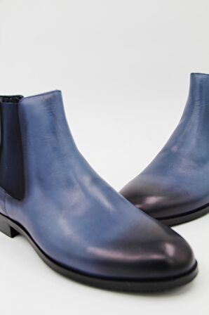 Bj3001 Erkek Klasik Bot - Mavi