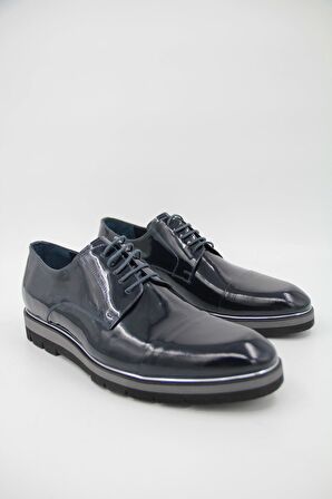 E606 Erkek Rugan Ayakkabı - Lacivert