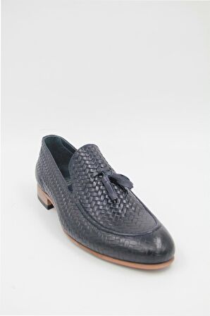 J101 Erkek Klasik Ayakkabı - Lacivert