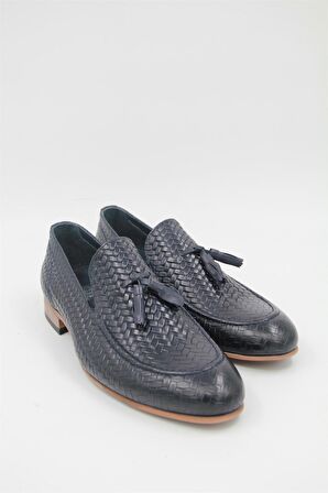 J101 Erkek Klasik Ayakkabı - Lacivert