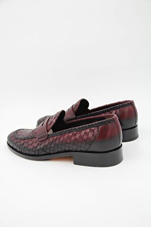 Oggi 00600-196 Erkek Klasik Ayakkabı - Bordo