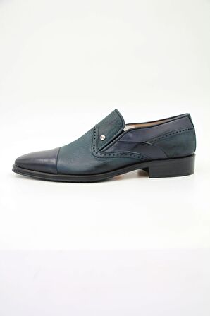 Nevzat Onay 6402-482 Erkek Klasik Ayakkabı - Lacivert