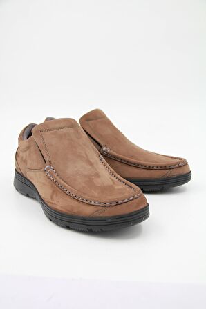 Cabani 3641701 Erkek Klasik Ayakkabı - Kahverengi Nubuk