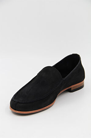 James Franco 15 01 80 M1450 Erkek Klasik Ayakkabı - Siyah Nubuk