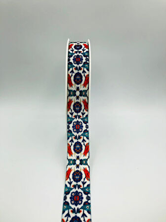 5 Metre Desenli Kadife Kurdele 25 mm, Keten, Saten, Kadife, ohça, Süsleme, Çeyiz, Gelin, Nişan, Söz, Paketleme, Fiyonk