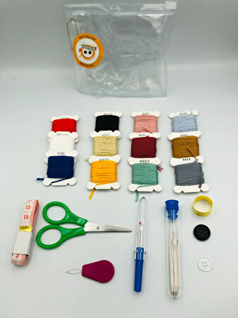 20 Parça  Muline Seti, Nakış İpliği, Muline Seti, Yeni Başlayanlar İçin Muline Seti, Profesyonel Kaliteli Set,