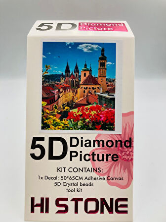 65x50 Boncuklu Taş İşleme Mozaik Elmas Goblen Tablo Resim Boncuk Puzzle Dıamond Paıntıng Hı Stone