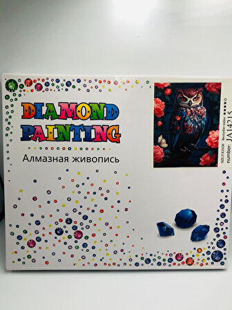 21x25 Çocuklar İçin Boncuklu Taşlı Mozaik Elmas Boyama Goblen Pano Tablo Resim Boncuk Puzzle Diamond Painting