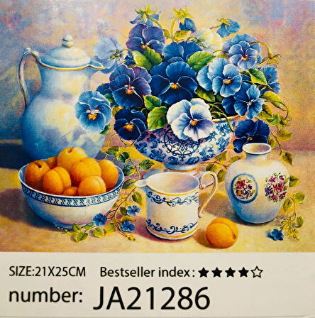 21x25 Çocuklar İçin Boncuklu Taşlı Mozaik Elmas Boyama Goblen Pano Tablo Resim Boncuk Puzzle Diamond Painting