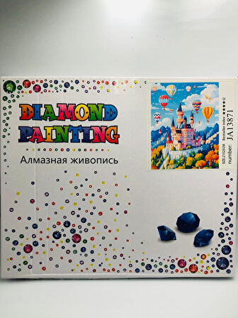 21x25 Çocuklar İçin Boncuklu Taşlı Mozaik Elmas Boyama Goblen Pano Tablo Resim Boncuk Puzzle Diamond Painting