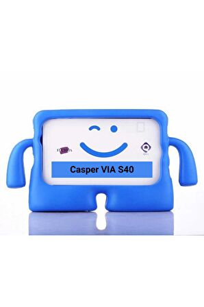 Via S40 10.4 inç Uyumlu Fuchsia iBuy Standlı Eğlenceli Çocuk Ruhlu Tablet Kılıfı