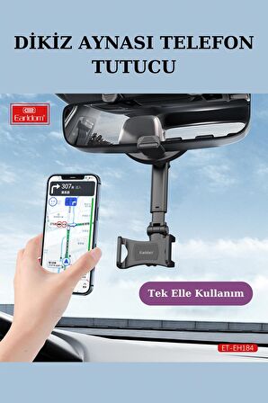 Fuchsia Dikiz Aynası Uyumlu Teleskopik Ayarlı Telefon Tutucu
