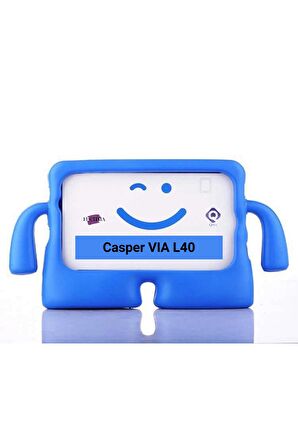 CASPER Via L40-G 10.4 inç Uyumlu Fuchsia iBuy Standlı Eğlenceli Çocuk Ruhlu Tablet Kılıfı