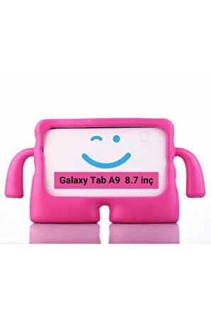 Galaxy Tab A9 8.7 inç Uyumlu Fuchsia iBuy Standlı Çocuk Tablet Kılıfı