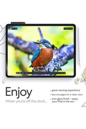 iPad Air 11 inç 6. Nesil Uyumlu Gerçek Kağıt Hissi Veren Ekran Koruyucu