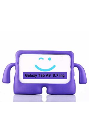 Galaxy Tab A9 8.7 inç Uyumlu Fuchsia iBuy Standlı Çocuk Tablet Kılıfı