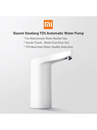 Xiaomi Şarj Edilebilir Otomatik Damacana Su Pompası TDS Versiyonu