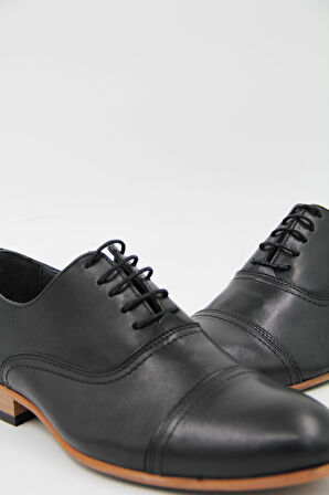 J108 Erkek Klasik Ayakkabı - Siyah