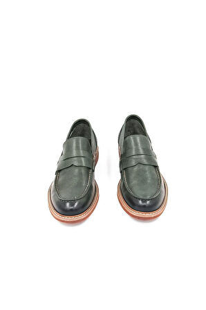 Freefoot 2654 Erkek Klasik Ayakkabı - Yeşil