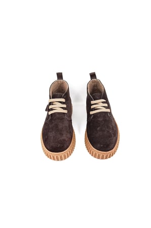 Freefoot 263271 Üç Bağcıklı Erkek Casual Bot - Koyu Kahverengi