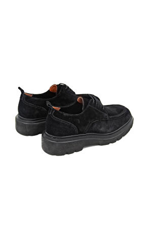 Freefoot 54083 Erkek Klasik Ayakkabı - Siyah Süet