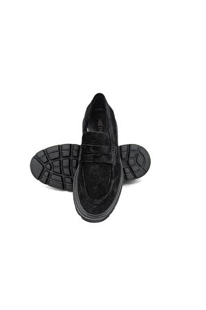 Freefoot 54082 Erkek Klasik Ayakkabı - Siyah Süet