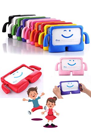 Galaxy Tab A9 8.7 inç Uyumlu Fuchsia iBuy Standlı Çocuk Tablet Kılıfı